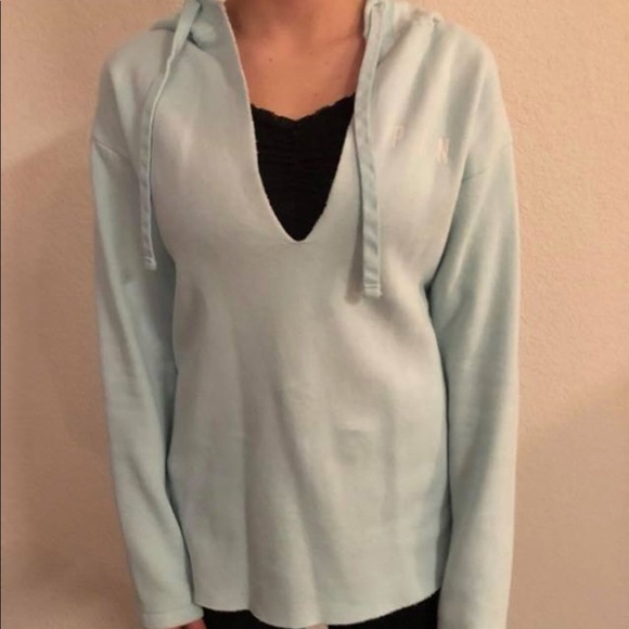 Light Blue PINK Sweatshirt - Picture 2 of 2